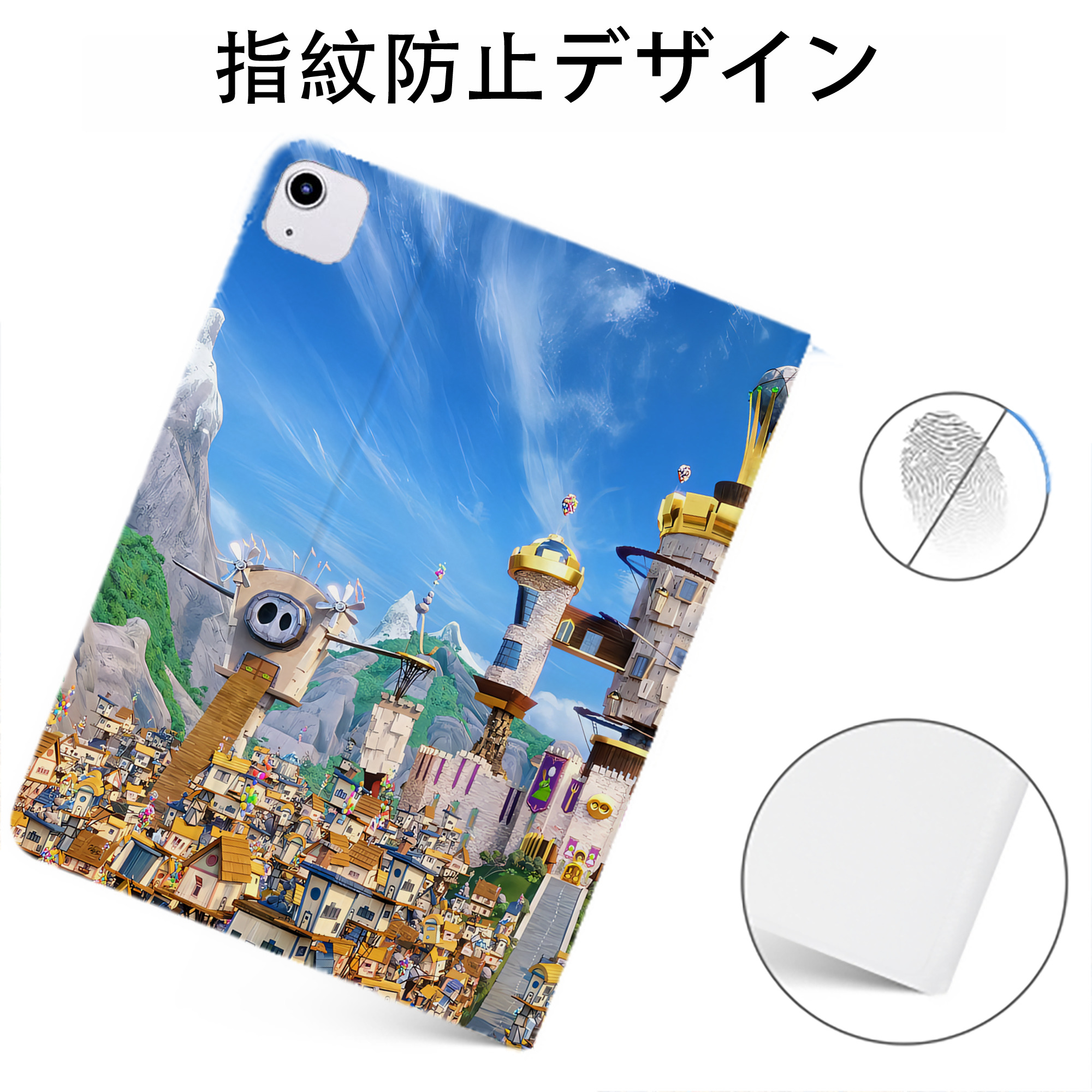 （画像用） Angry Birds アングリーバード IPadケース ペンホルダー付き ブックスタイルデザイン